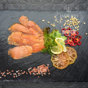 Salmón salvaje (Salmo salar) ahumado cortado (Congelado)
