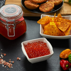 Caviar de Salmón Chum de Alaska (cristal) (Oncorhynchus keta) (congelado)